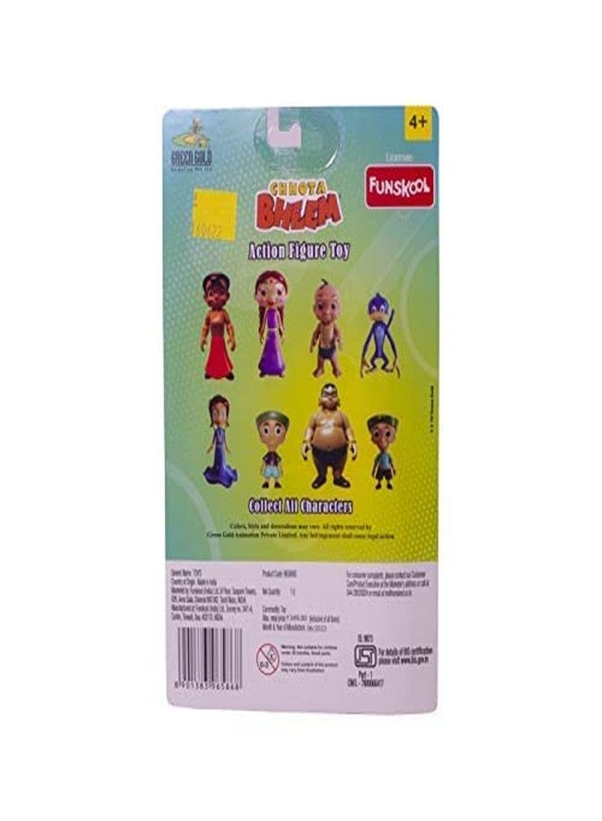 Funskool-Indumati Action Figure,Green Gold Chhota Bheem and Friends with Articulation,4 inches,Collectible,for 4 Year Old Kids and Above,Toy - Image 2
